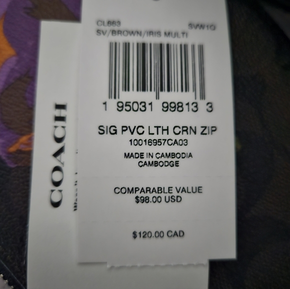 BNWT COACH WRISTLET - Picture 5 of 5